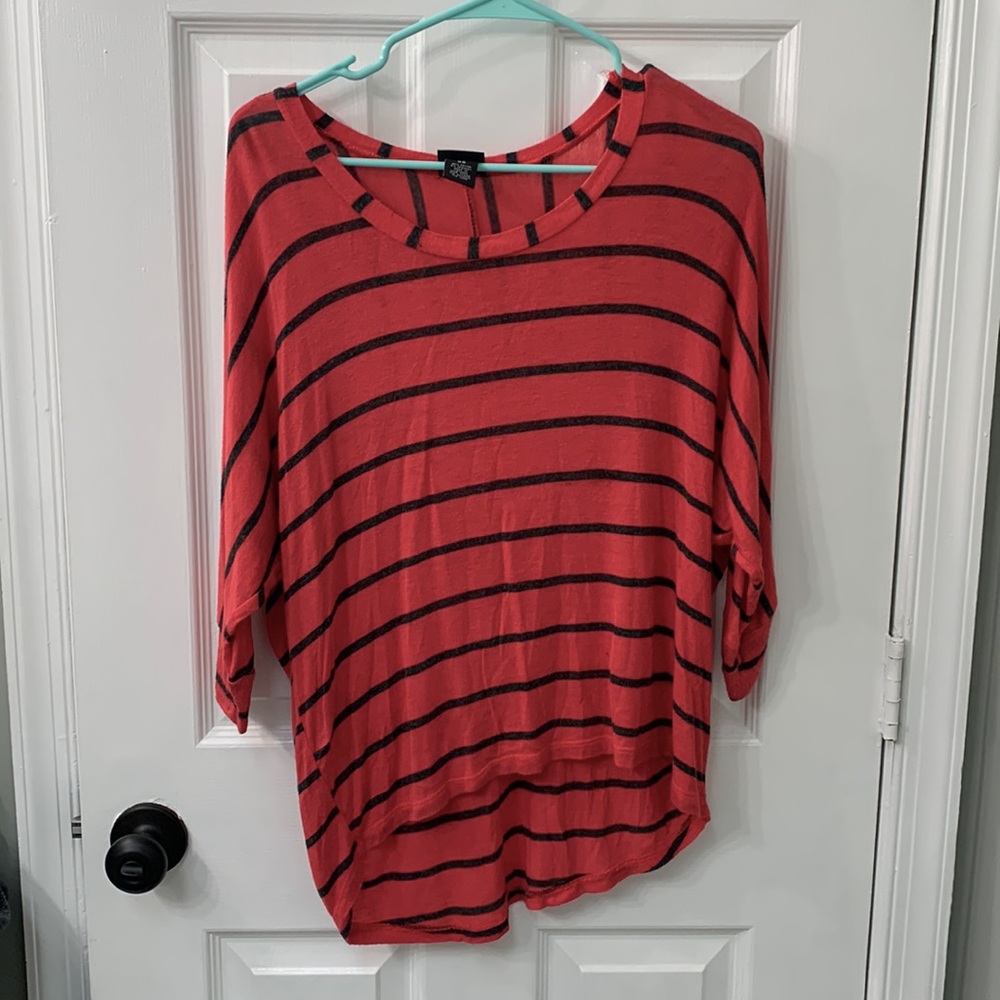 Rue21 Women’s Mid Sleeve Striped Shirt